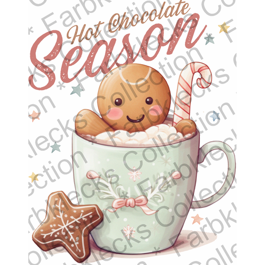 Motivtransfer 1129 Sweet Hot Choclate Season