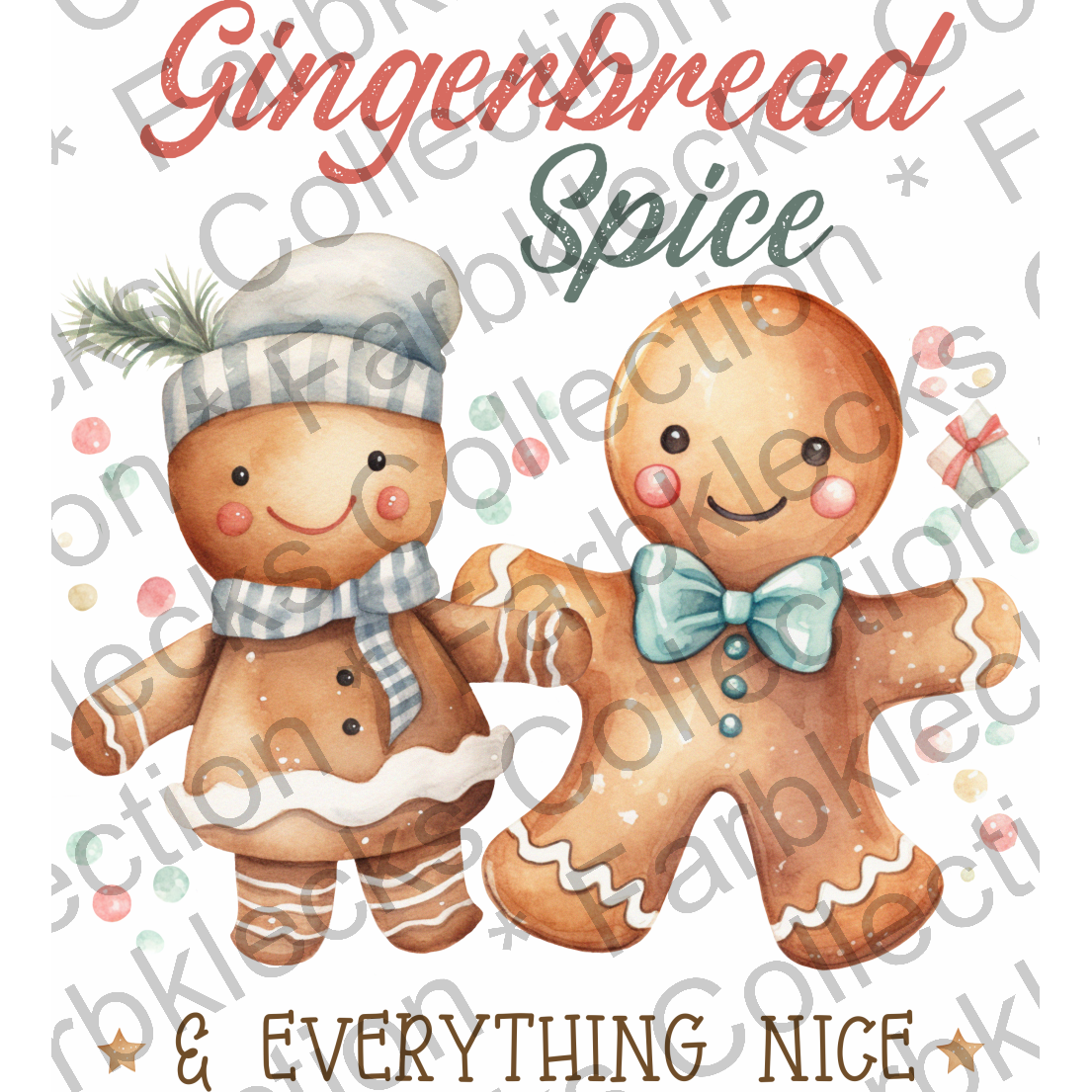 Motivtransfer 1133 Sweet Gingerbread Spice and Everything nice