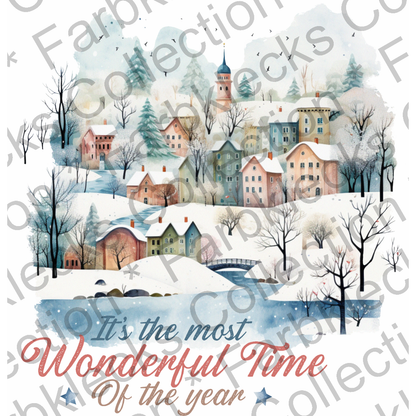 Motivtransfer 1134 Sweet Its the most wonderful Time of the year