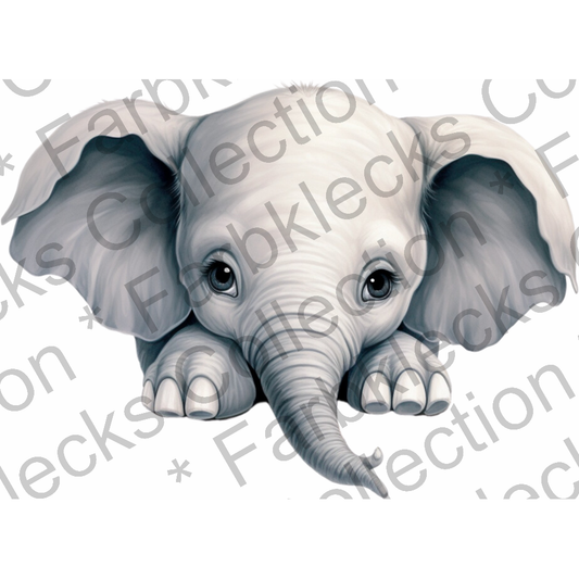 Motivtransfer 1177 Elefant