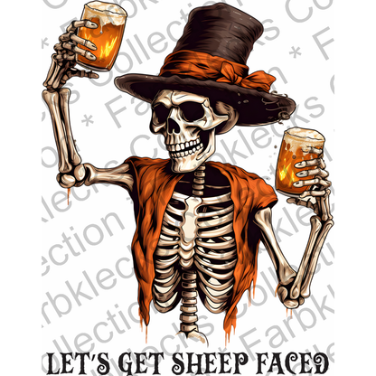 Motivtransfer 1205 Drunken Skeleton