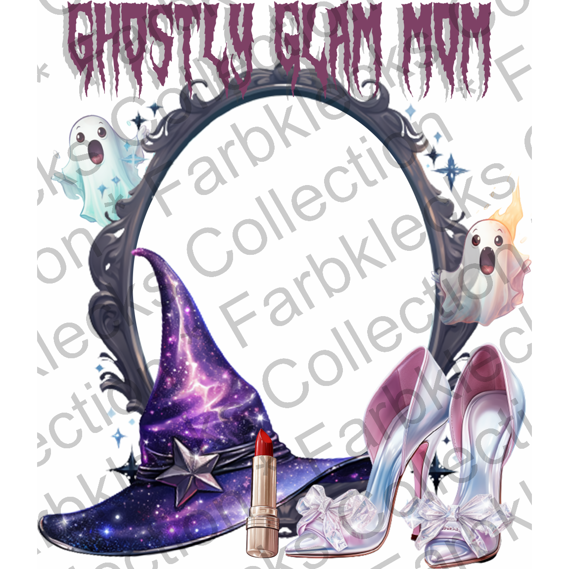 Motivtransfer 1257 Ghostly Clam Mom