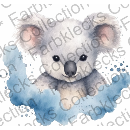 Motivtransfer 1445 Koala in der Wolke