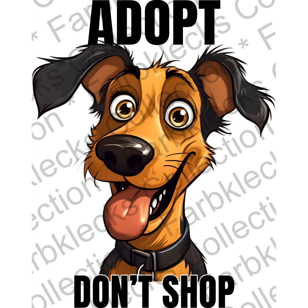 Motivtransfer 1716 Adopt dont Shop