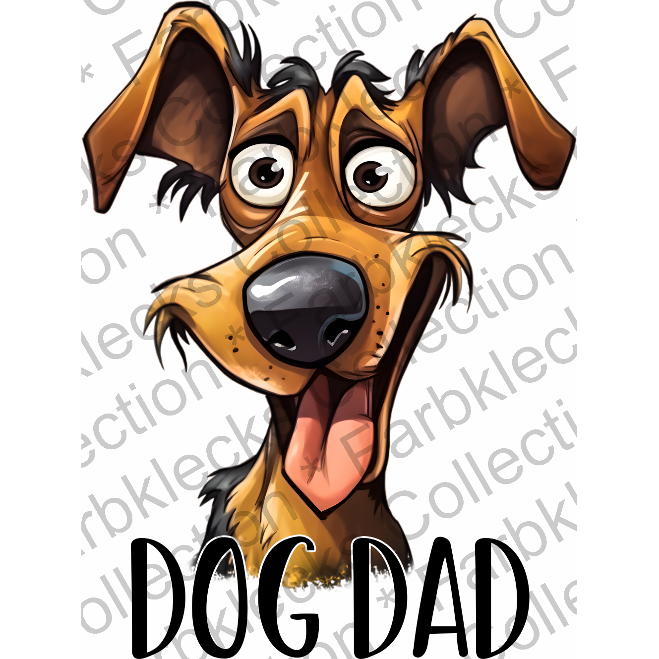 Motivtransfer 1718 Dog Dad