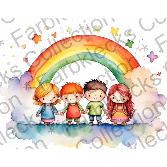 Motivtransfer 2092 Regenbogenkinder