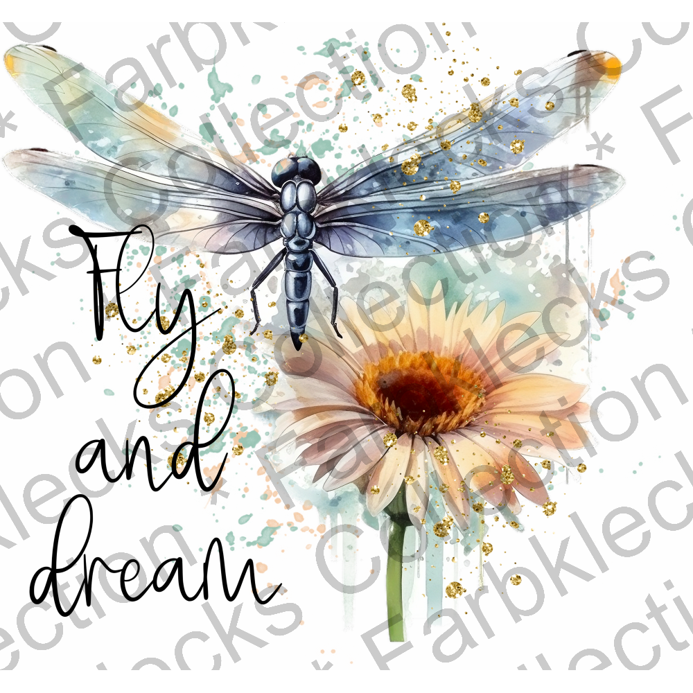 Motivtransfer 2116 Libelle - Fly and Dream