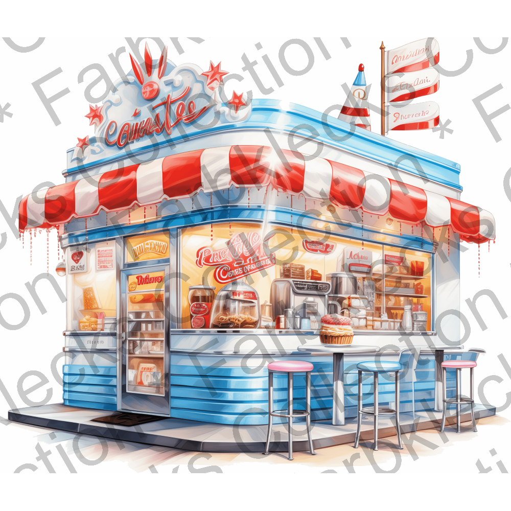 Motivtransfer 2324 American Diner