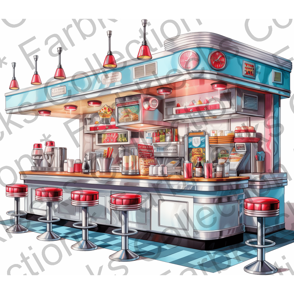 Motivtransfer 2327 American Burger Diner