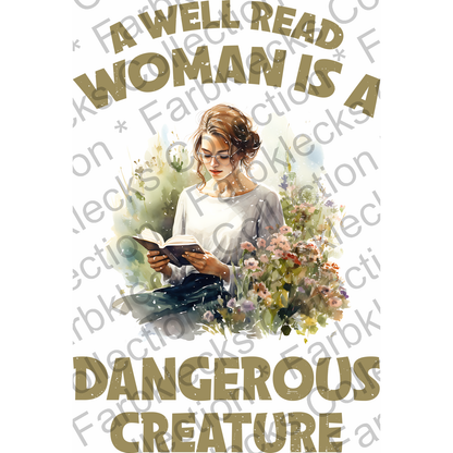 Motivtransfer 2354 a well read woman is a dangerous creature