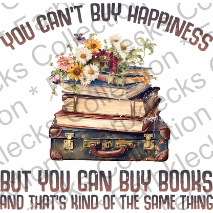 Motivtransfer 2355 You cant buy happiness but you can buy books