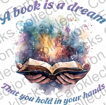 Motivtransfer 2361 A book is a dream that you hold in your hands