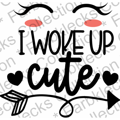 Motivtransfer 2527 I woke up cute