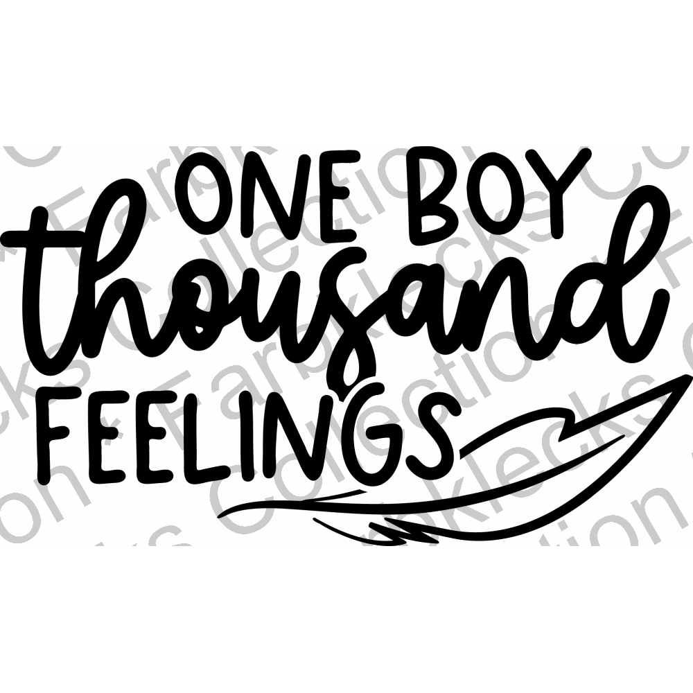 Motivtransfer 2542 one boy thousand feelings