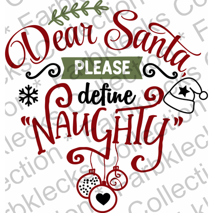 Motivtransfer 2573 dear santa please define naughty