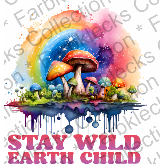 Motivtransfer 3033 stay wild earth child