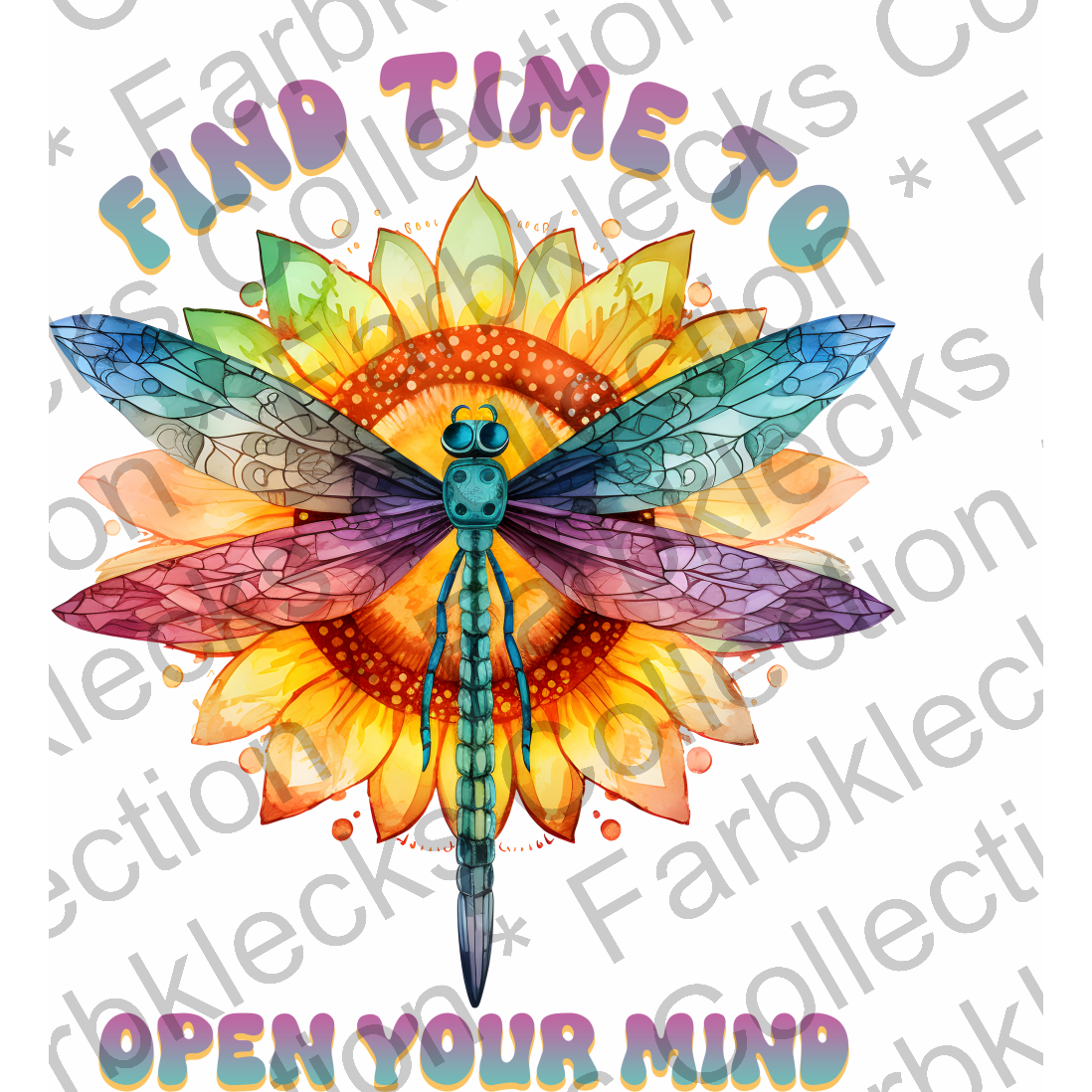 Motivtransfer 3036 find time to open your mind