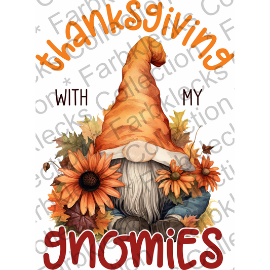 Motivtransfer 3047 Thanksgivin with my gnomies