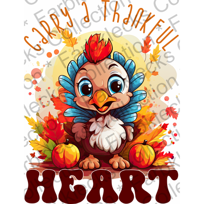 Motivtransfer 3064 Carry a thankful heart