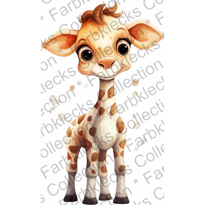 Motivtransfer 3221 Giraffe lächelt