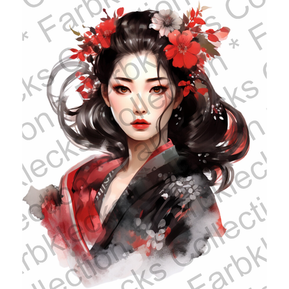 Motivtransfer 3248 Japanische Geisha