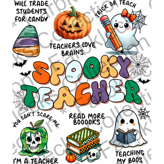 Motivtransfer 3471 Spooky Teacher