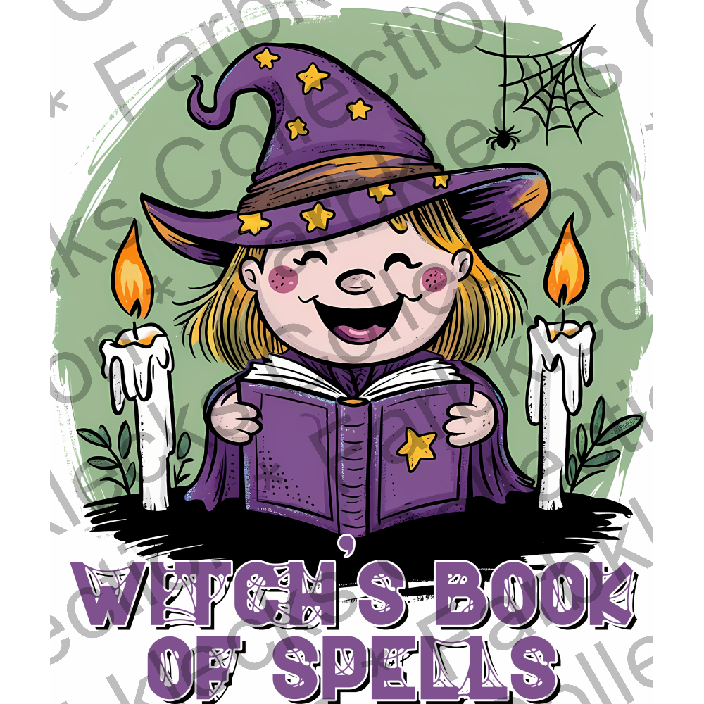 Motivtransfer 3481 Witchs Book of Spells