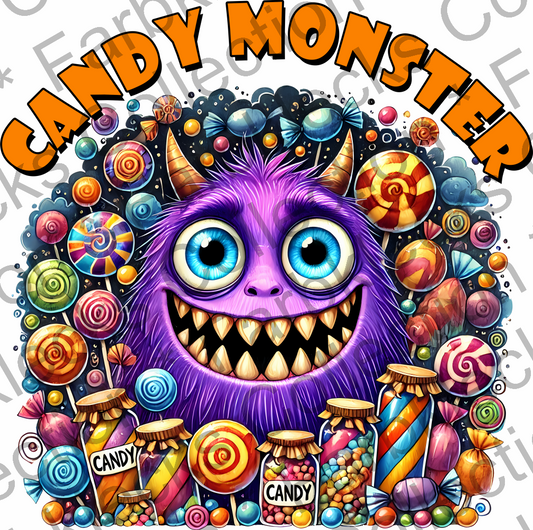 Motivtransfer 3721 Candy Monster