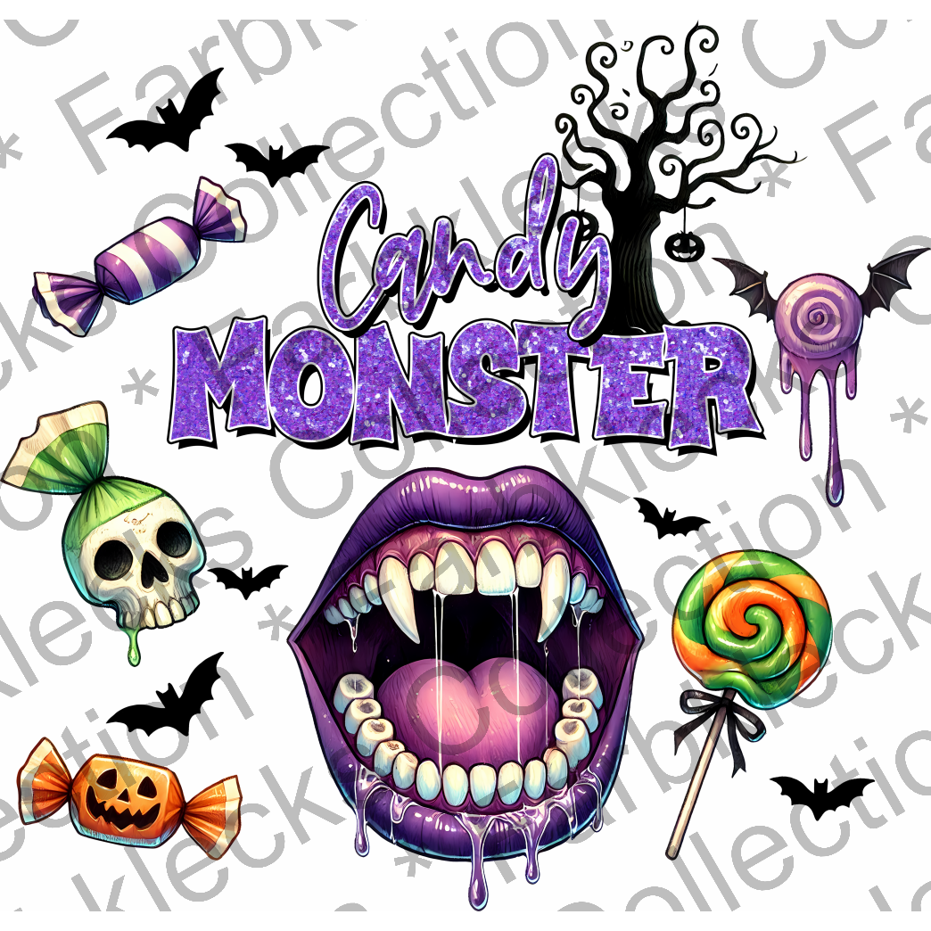 Motivtransfer 3725 Candy Monster