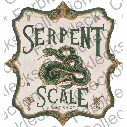 Motivtransfer 3796 Serpent Scale Label