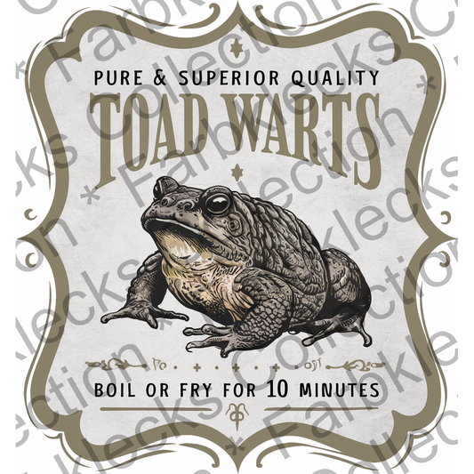 Motivtransfer 3800 Toad Warts Label