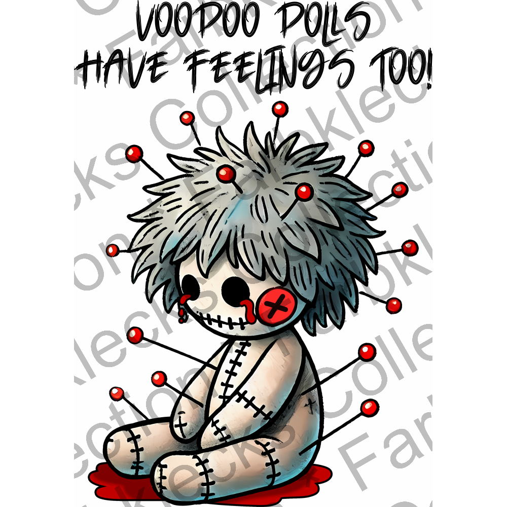 Motivtransfer 3806 Voodoo Polls have feelings too