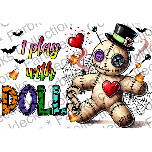 Motivtransfer 3815 I play with dolls