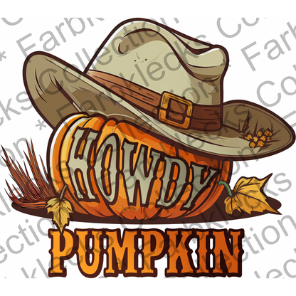 Motivtransfer 3833 Howdy Pumpkin