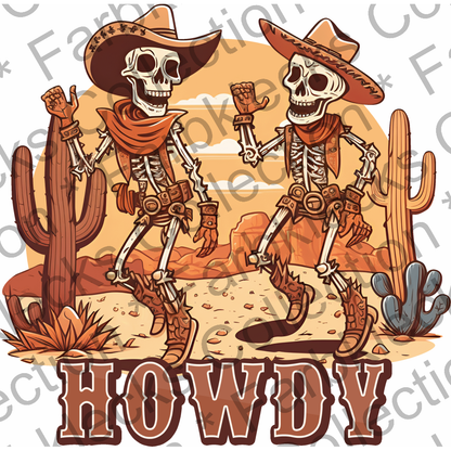 Motivtransfer 3835 Howdy Skeleton