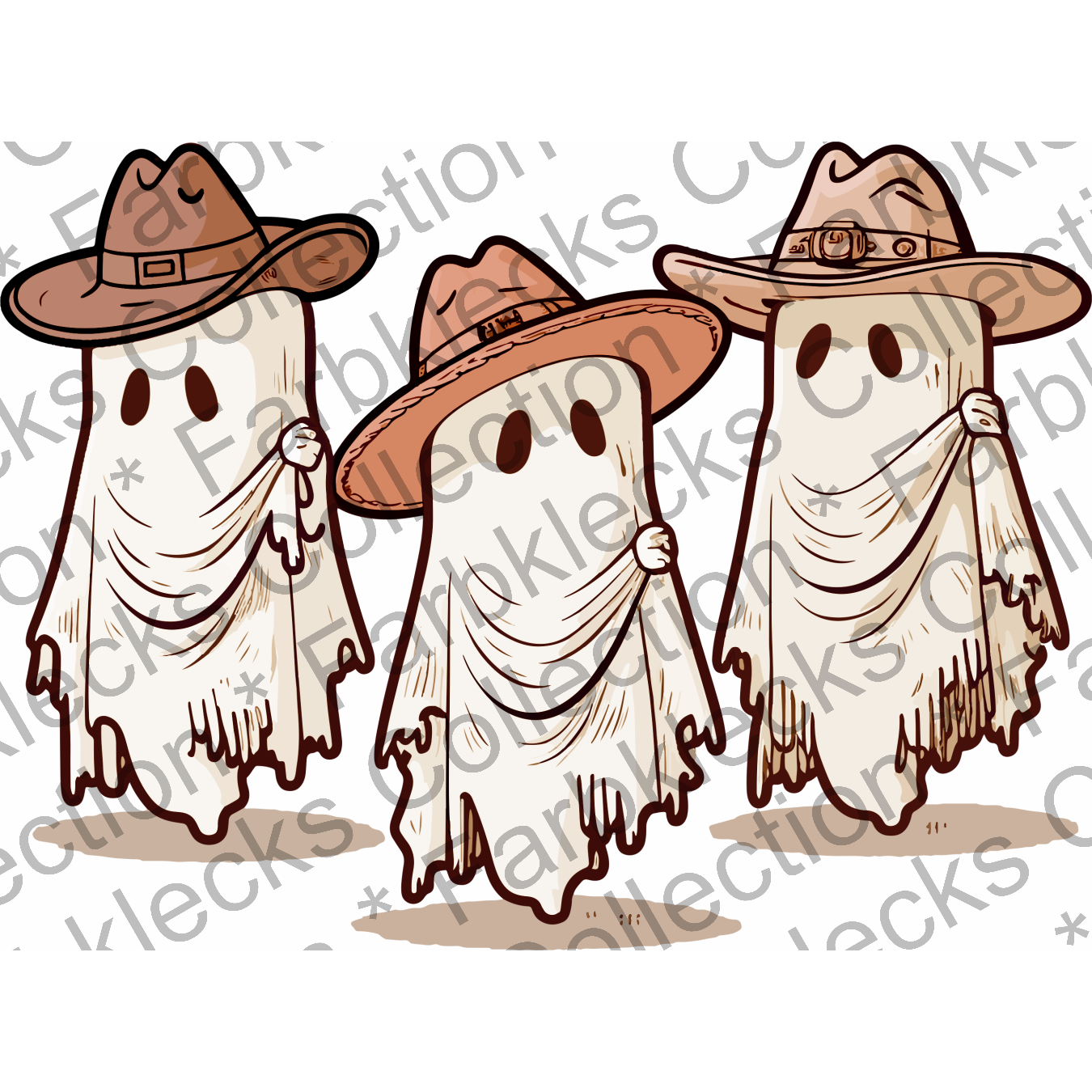 Motivtransfer 3840 Ghosts with Hat