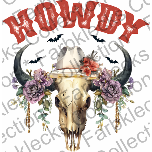 Motivtransfer 3845 Howdy Skull