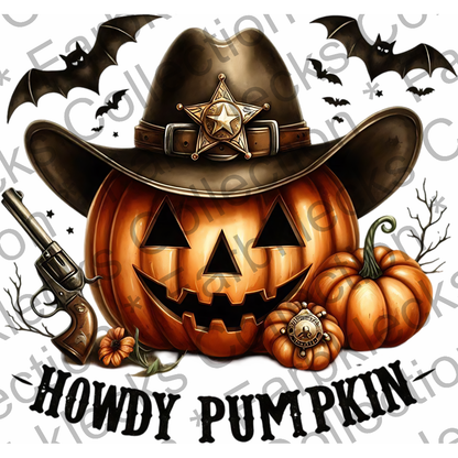 Motivtransfer 3850 Howdy Pumpkin