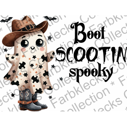 Motivtransfer 3857 Boot Scooin Spooky