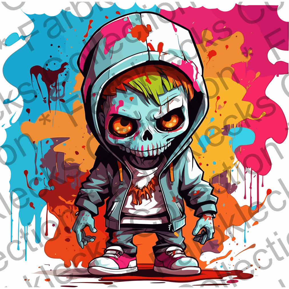 Motivtransfer 3861 Zombie Boy