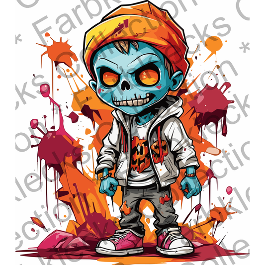 Motivtransfer 3862 Zombie Boy