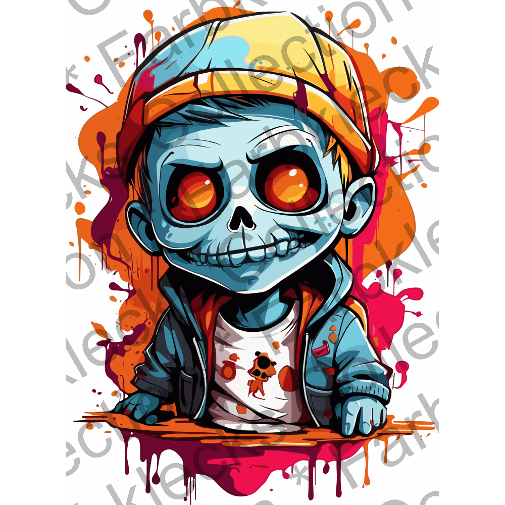 Motivtransfer 3863 Zombie Boy