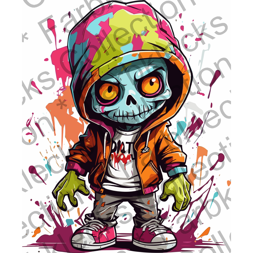 Motivtransfer 3867 Zombie Boy