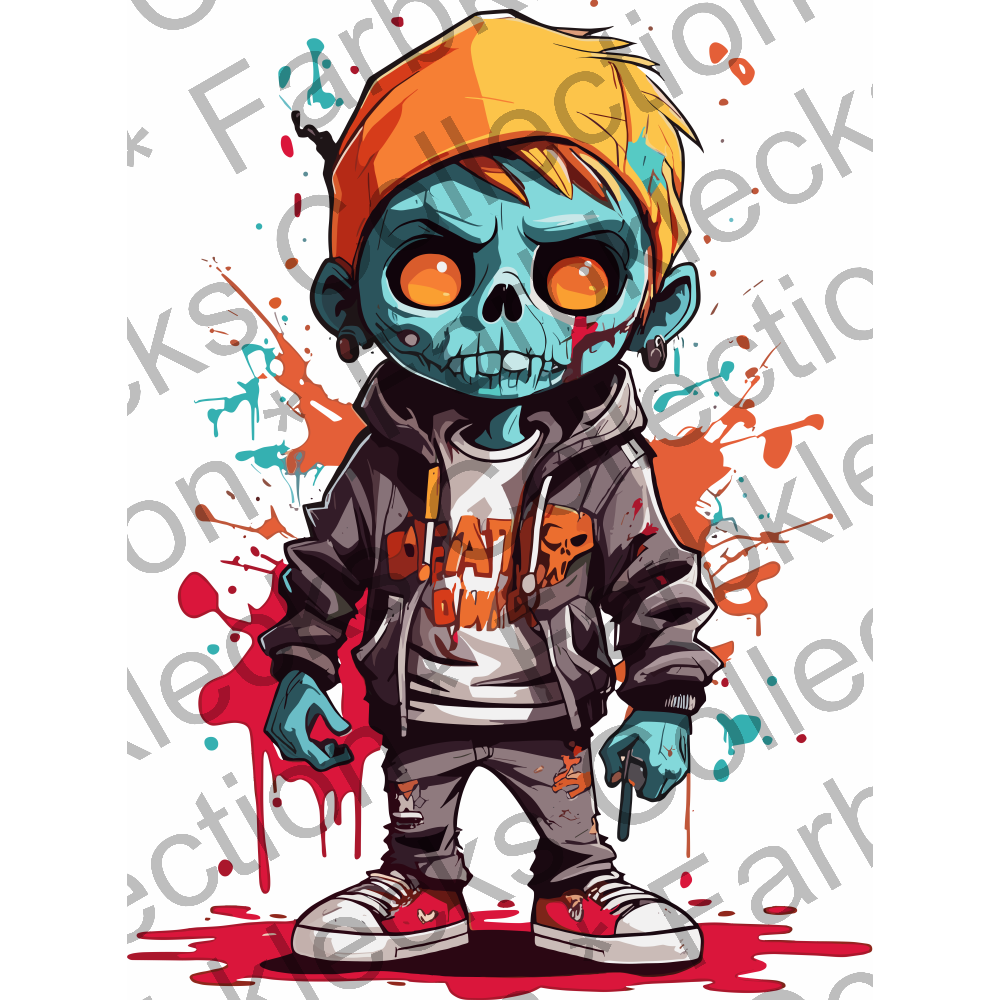 Motivtransfer 3870 Zombie Boy