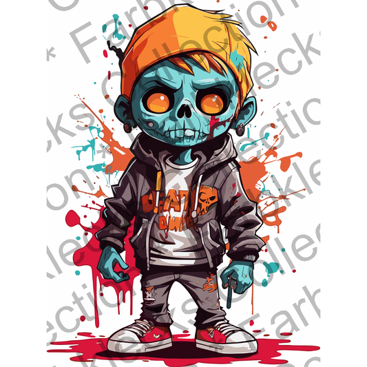 Motivtransfer 3870 Zombie Boy