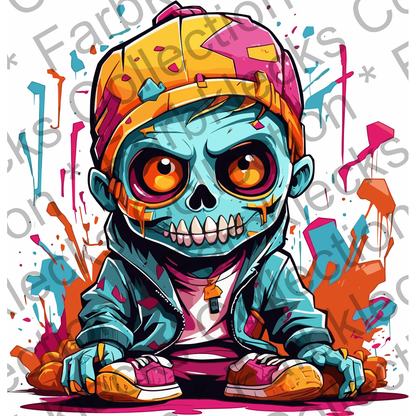 Motivtransfer 3873 Zombie Boy