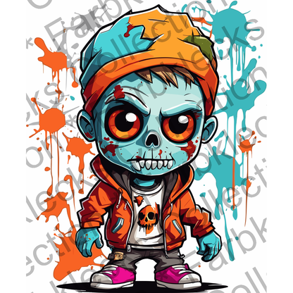 Motivtransfer 3874 Zombie Boy