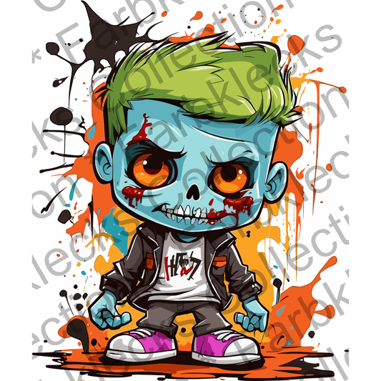 Motivtransfer 3875 Zombie Boy