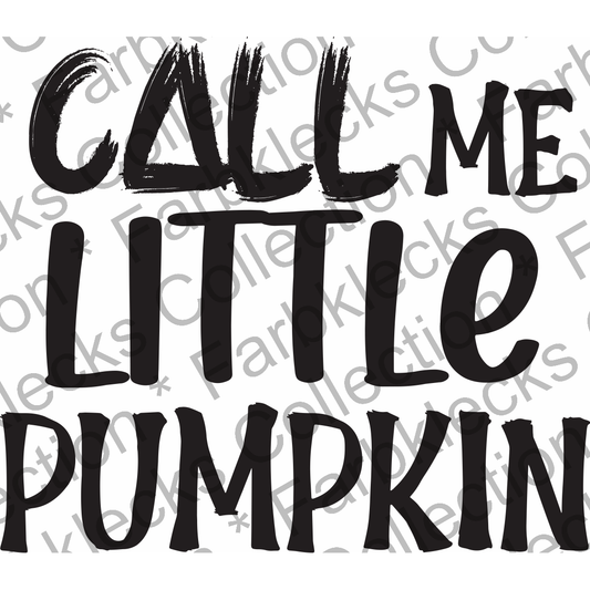 Motivtransfer 3885 Call me little Pumpkin