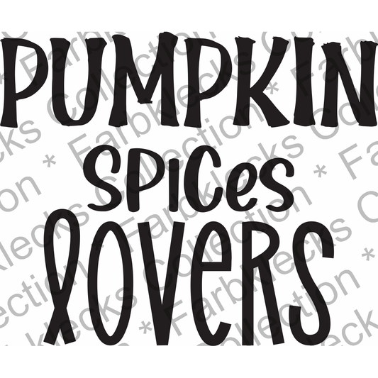 Motivtransfer 3898 Pumpkin Spices Lovers